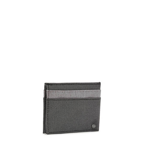 Sacs Kipling Jonas Card Case Grise Noir | FR 1072KO